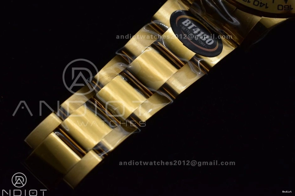 Edition Best 1:1 Daytona White YG BTF on Dial 116508 Bracelet SA4130 1121